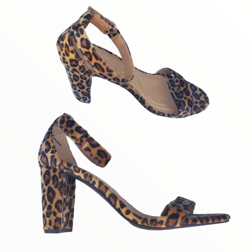 11w Lane Bryant Leopard Print Heels